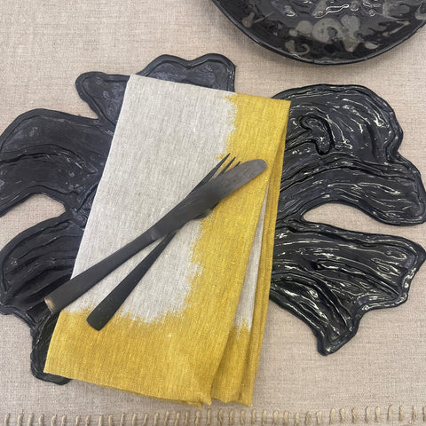 Napkins: Mustard Ombre (printed)