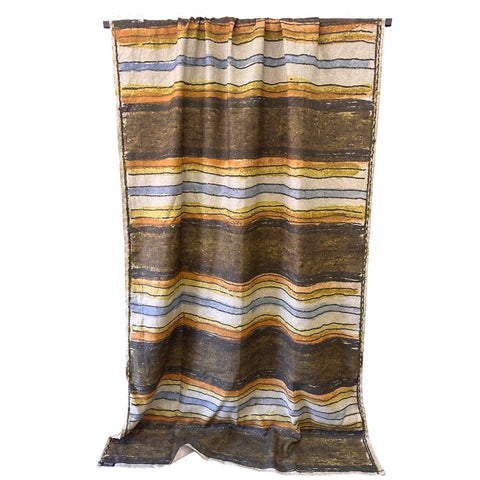 Throw: Artisan Stripe - Tobacco