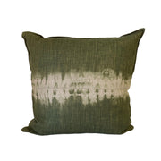 Ombre: Olive - Dipped twice with hand stitched seam - 50x50