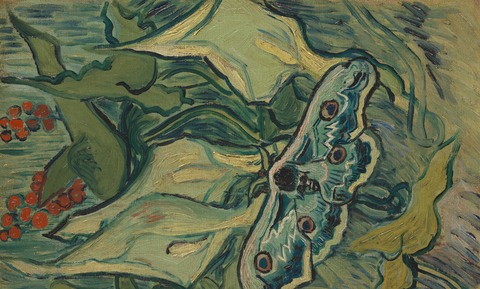 Tablecloth: The Moth and the Arum Lilies - 3m x 1.8