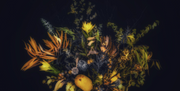 Tablecloth: Yellow Fynbos Bouquet  - 3m x 1.5